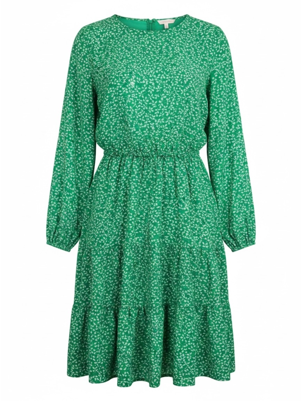 <NWT> Draper James Green Printed Long-Sleeve Midi Dress | Size S